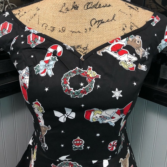 Hell Bunny Blitzen Mini Dress - Picture 4 of 8